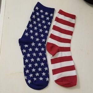 NEW american flag socks